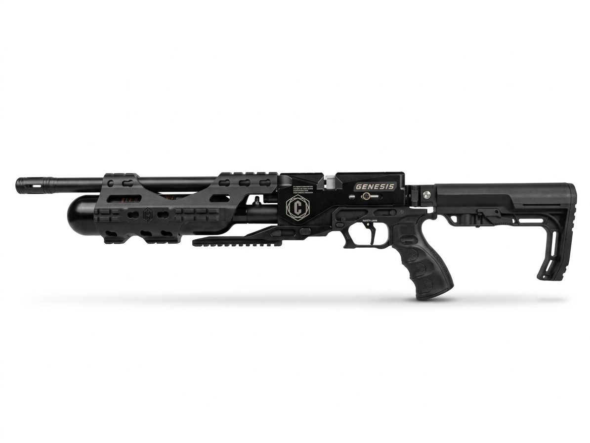 Genesis Tactical Bogel Air Rifle PCP – Senapan Angin PCP Bocap Premium Presisi Tinggi, Desain Taktis Modern